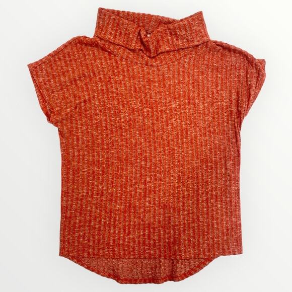 Ember Ribbed Cowl Knit Sweater Women’s Medium Orange - Picture 1 of 7